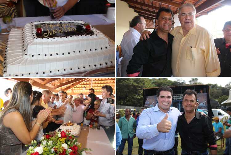 ANIVERSÁRIO OU “FESTAMICIO”?: festa de 76 anos de Newtão (PMDB) vira palanque eleitoral – Deputado anuncia sucessor político aniversario newto